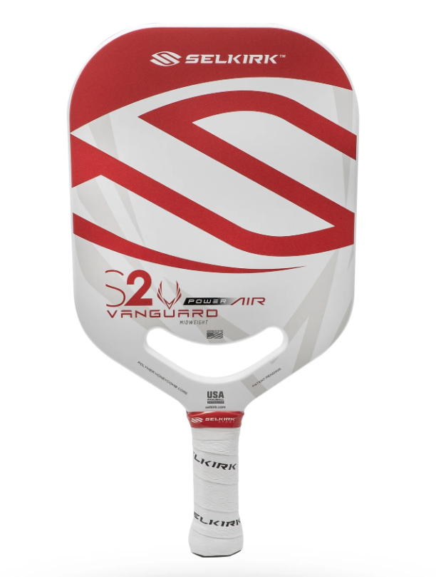 Selkirk Vanguard Power Air Premium Pickleball Paddle S2, Red