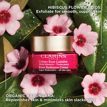 Load image into Gallery viewer, Clarins Rose Radiance Cream Super Restorative All Skin Types 1.7 oz
