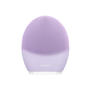 FOREO LUNA 3 for Normal, Sensitive Skin, Smart Facial Cleansing and Firming Massage Brush for Spa at Home - Purple