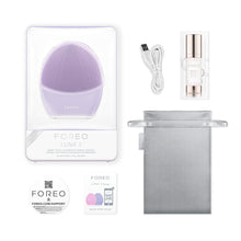 Load image into Gallery viewer, FOREO LUNA 3 for Normal, Sensitive Skin, Smart Facial Cleansing and Firming Massage Brush for Spa at Home - Purple
