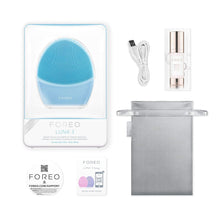 Load image into Gallery viewer, FOREO LUNA 3 for Normal, Combination and Sensitive Skin, Smart Facial Cleansing and Firming Massage Brush for Spa at Home - Blue
